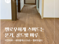 이건마루 세라플렉스 s 165 멜로우골드 시공 | 강남 데시앙 아파트 35평